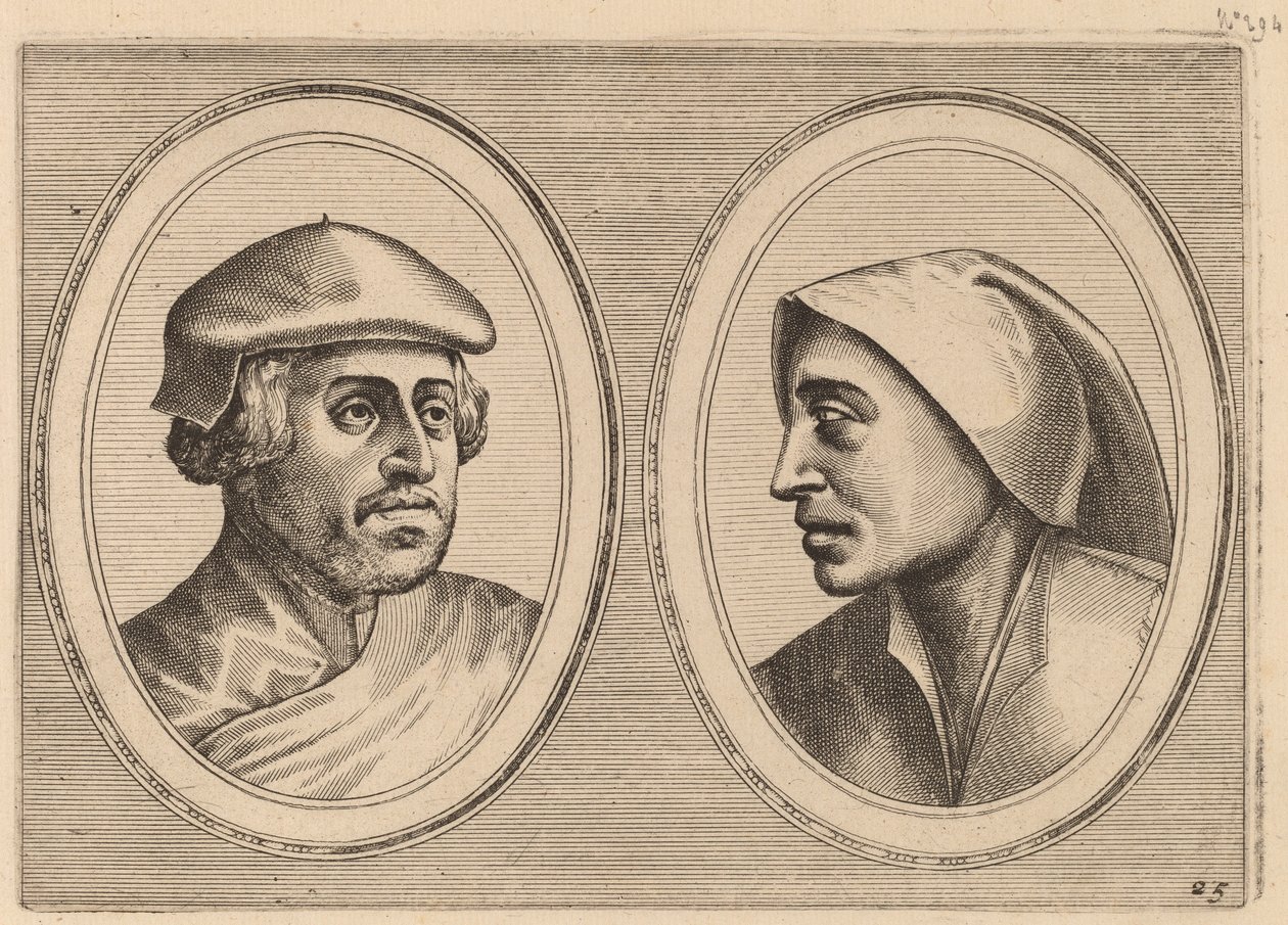 "Sincere Lammert" og "Deughdighe Geertruyd" af Johannes and Lucas van Doetechum after Pieter Bruegel the Elder