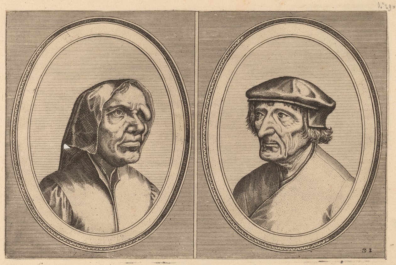 "Trijn Bulle-back" og "Voorsichtighe Penne" af Johannes and Lucas van Doetechum after Pieter Bruegel the Elder