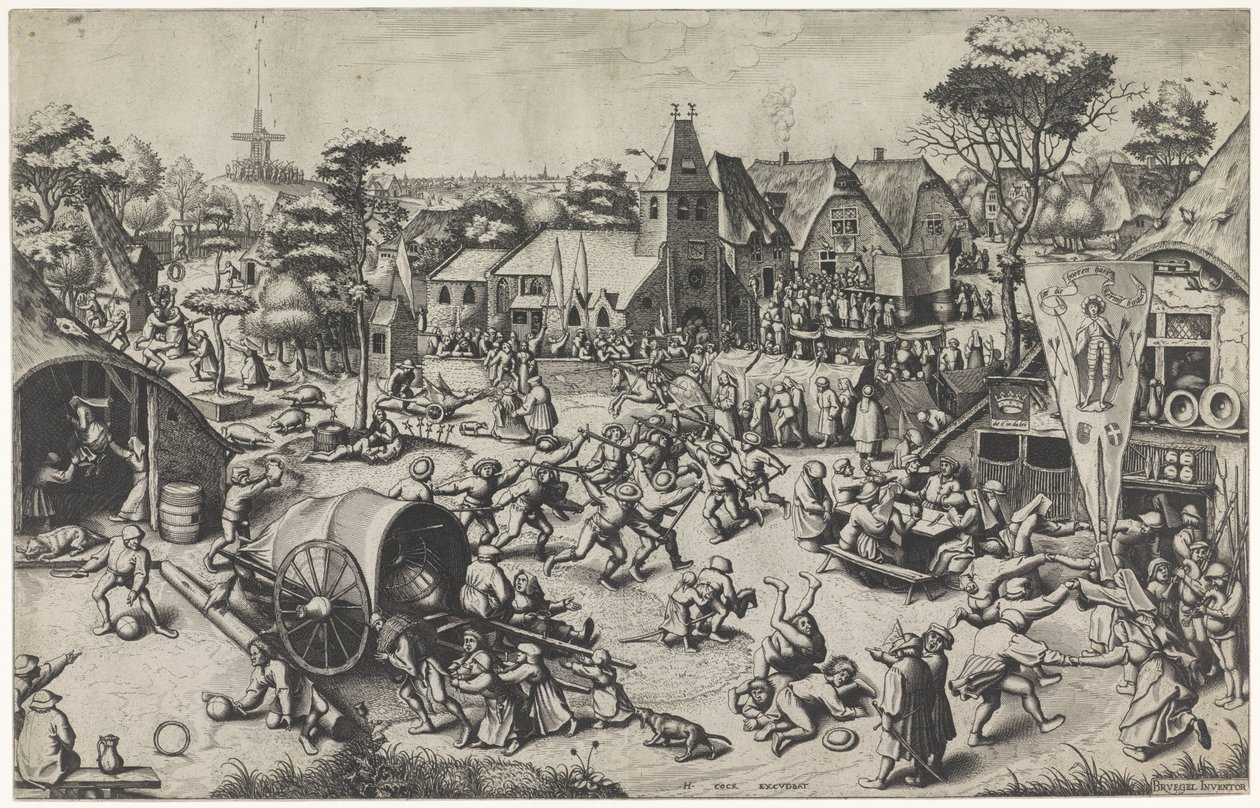 Sankt Georgs messe af Johannes of Lucas van Doetechum