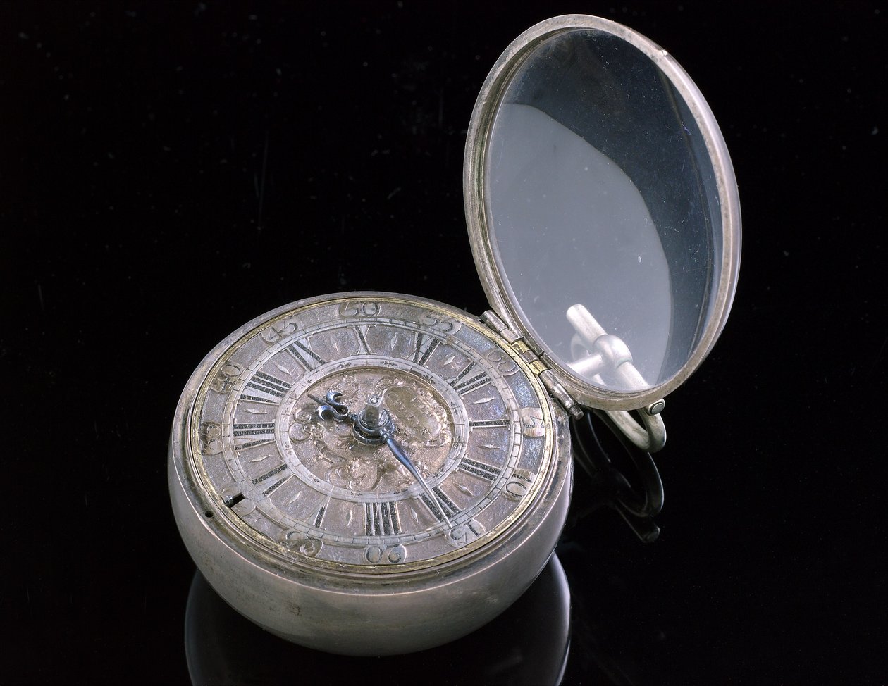 Verge ur. Haag, ca. 1695 (metal) (se også 259581 & 259583) af Johannes van Ceulen