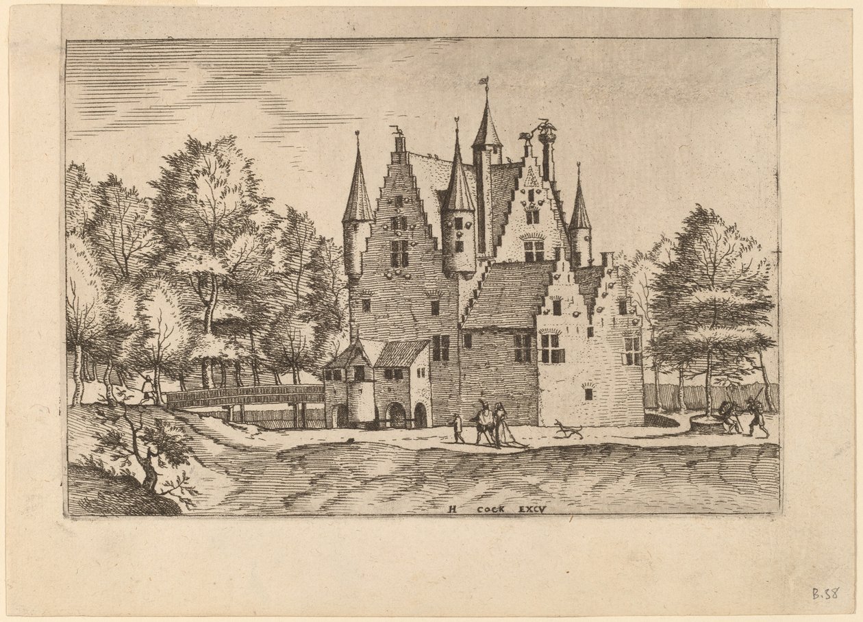 Slot af Johannes van Doetechum, the Elder and Lucas