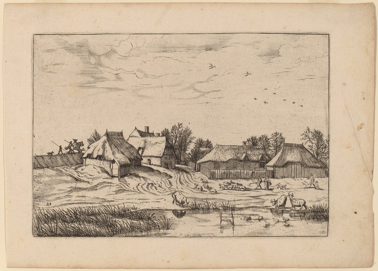 Gårde af Johannes van Doetechum, the Elder and Lucas
