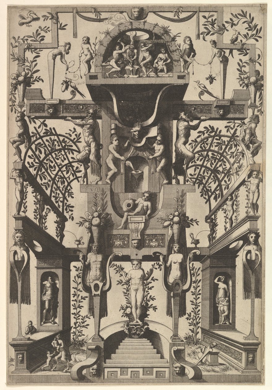 Moderne grotesk dekoration, 1557. af Johannes van Doetecum I