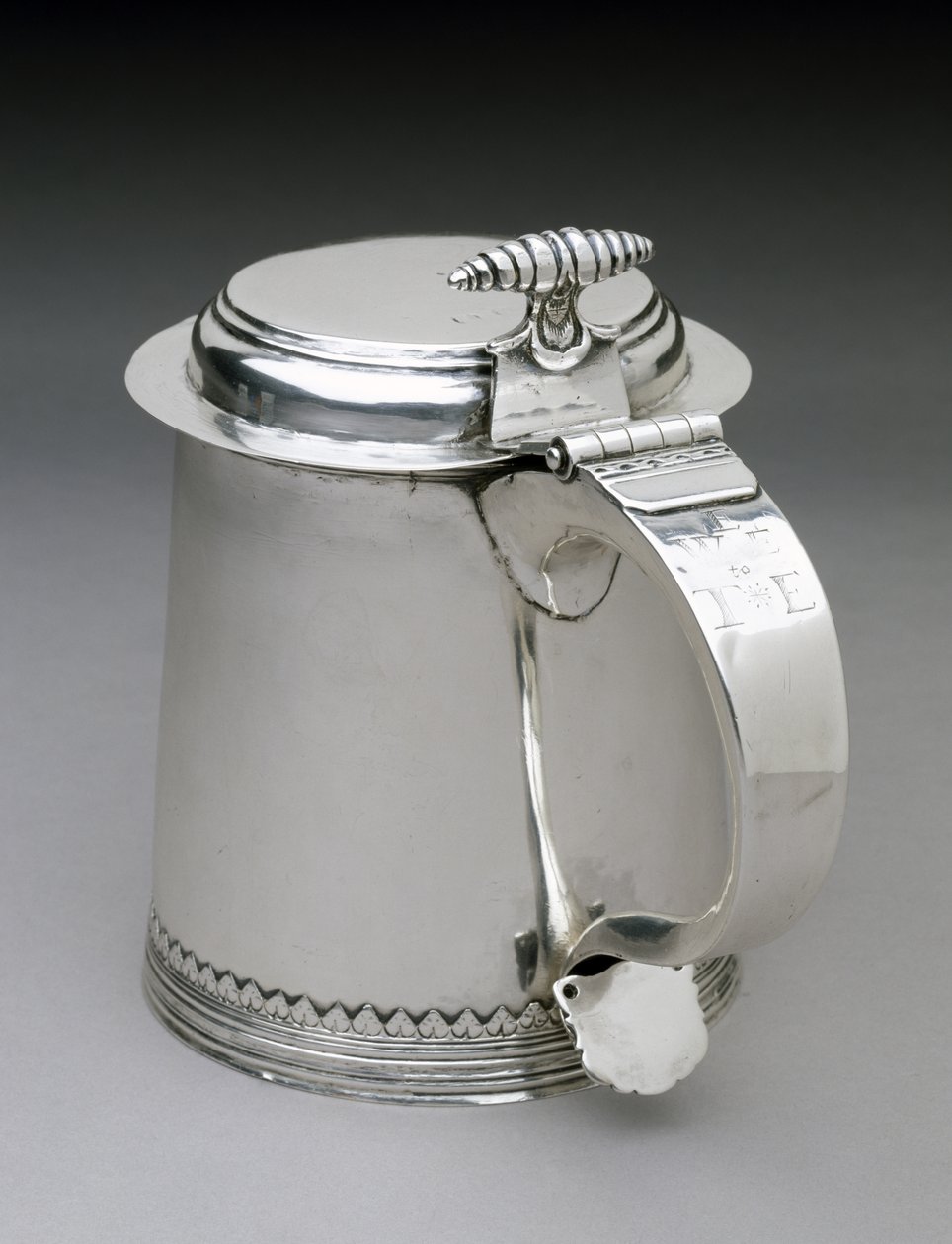 Tankard, ca. 1692-1734 (sølv) af Johannis Nys
