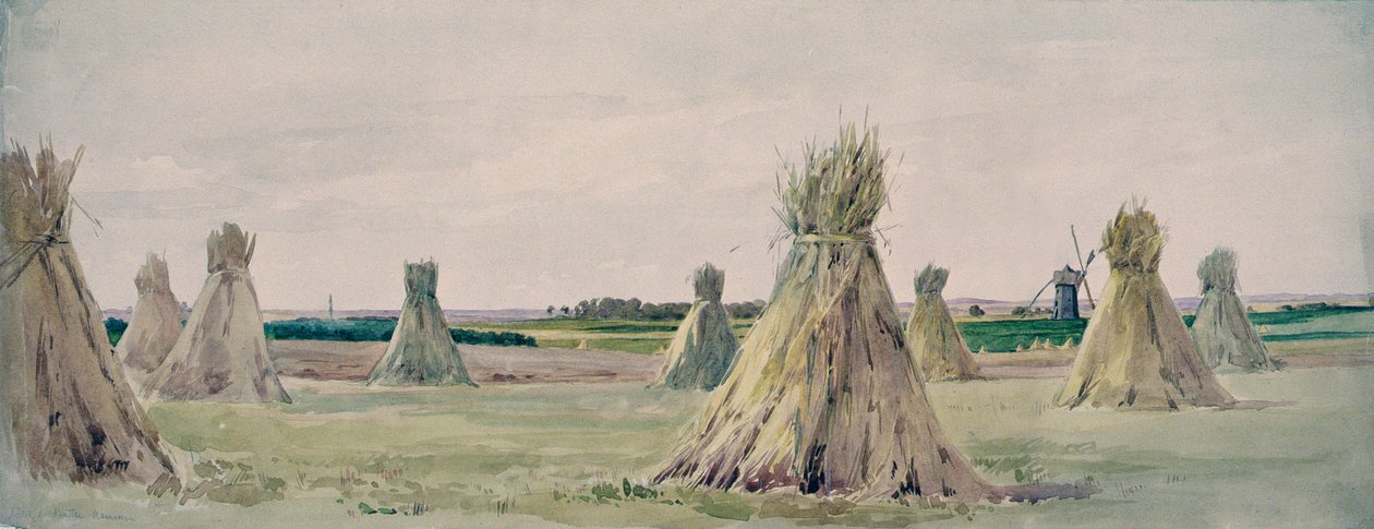 Battlefield of Agincourt, 25. oktober 1415 af John Absolon