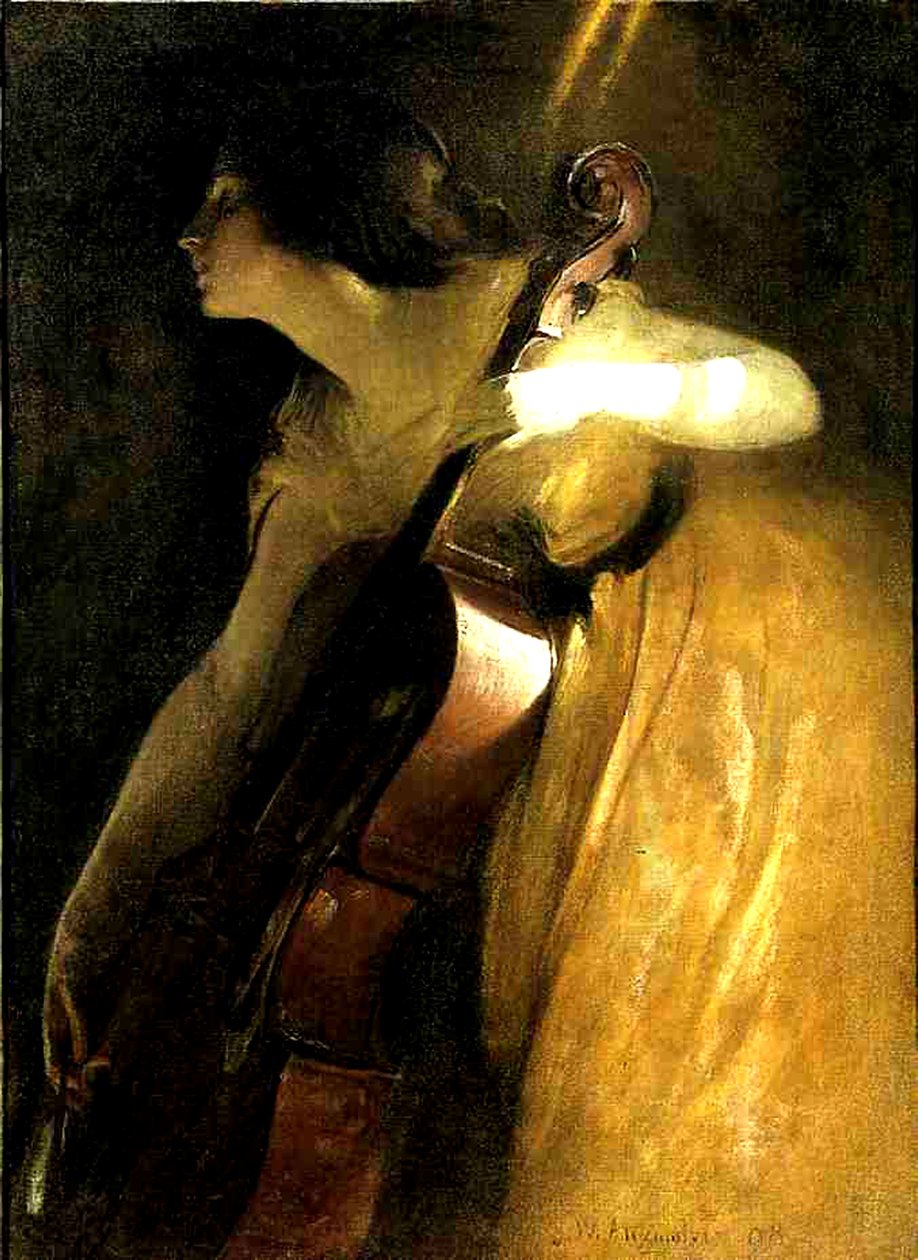 Cellisten, 1898 af John Alexander
