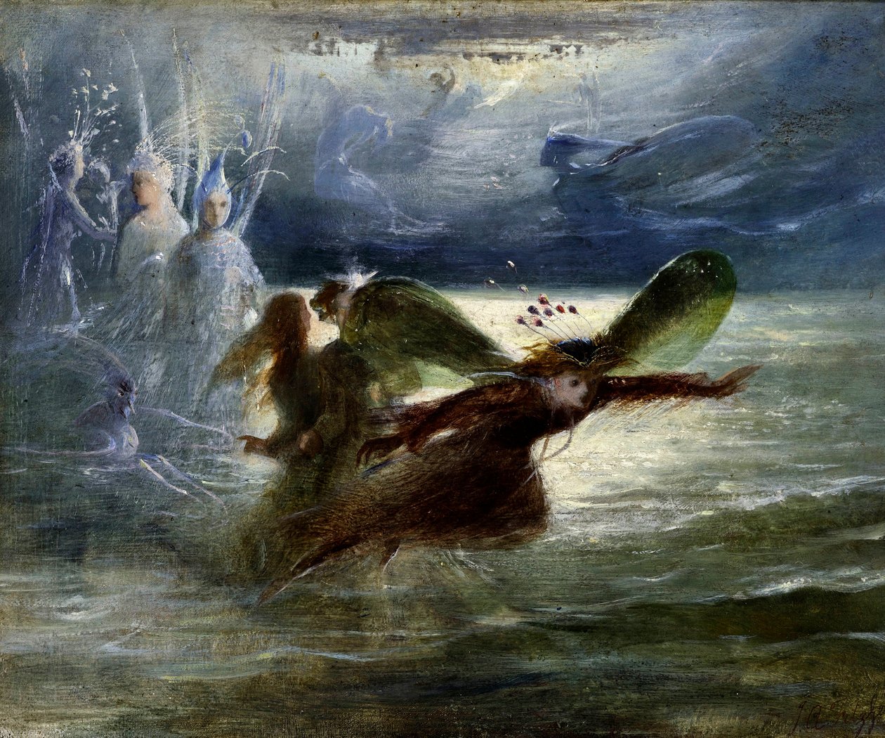 Sea Sprites, ca. 1870 af John Anster Fitzgerald