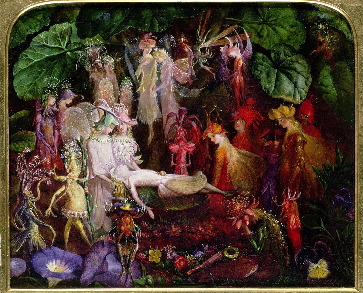 Feens begravelse af John Anster Fitzgerald