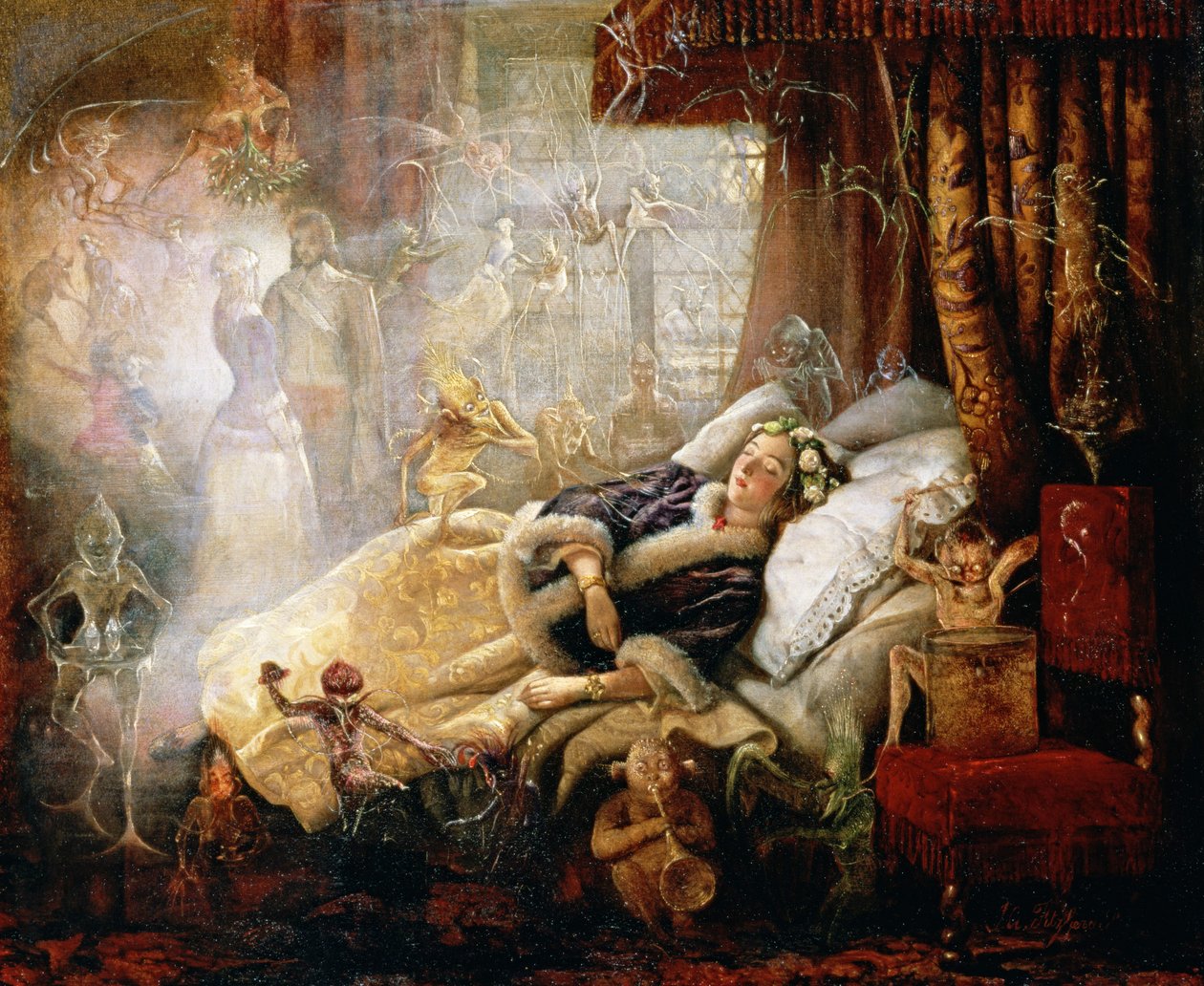 De ting, som drømme er lavet af af John Anster Fitzgerald
