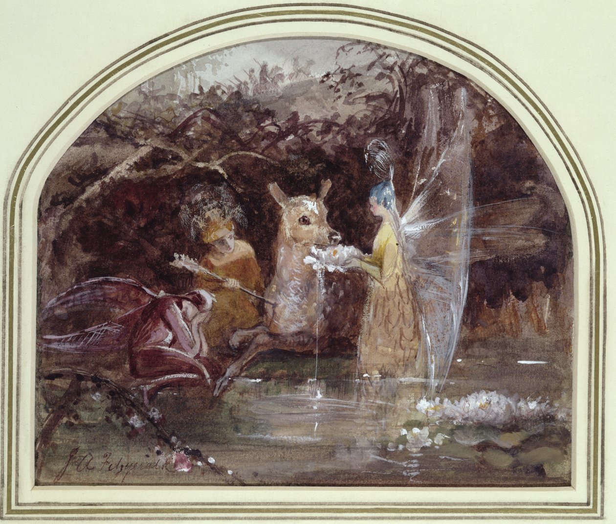 Sårede Faun af John Anster Fitzgerald