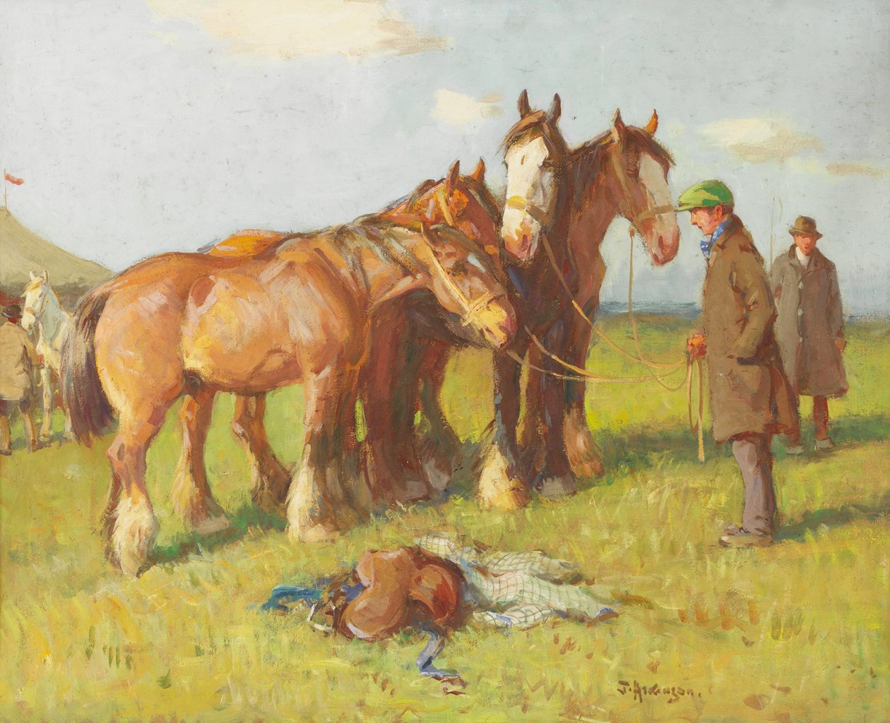 Cowhill Fair, ca. 1900-1919 af John Atkinson