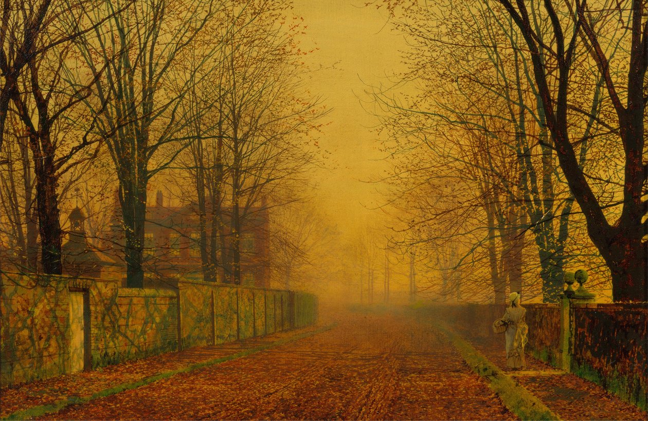 Aftenglød af John Atkinson Grimshaw