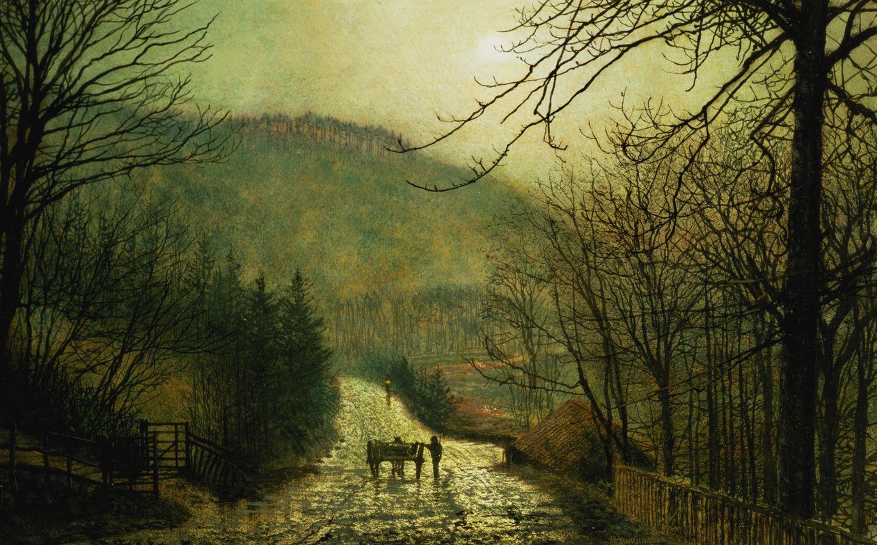 Forge Valley af John Atkinson Grimshaw