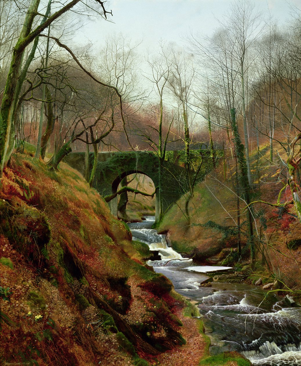 marts morgen af John Atkinson Grimshaw