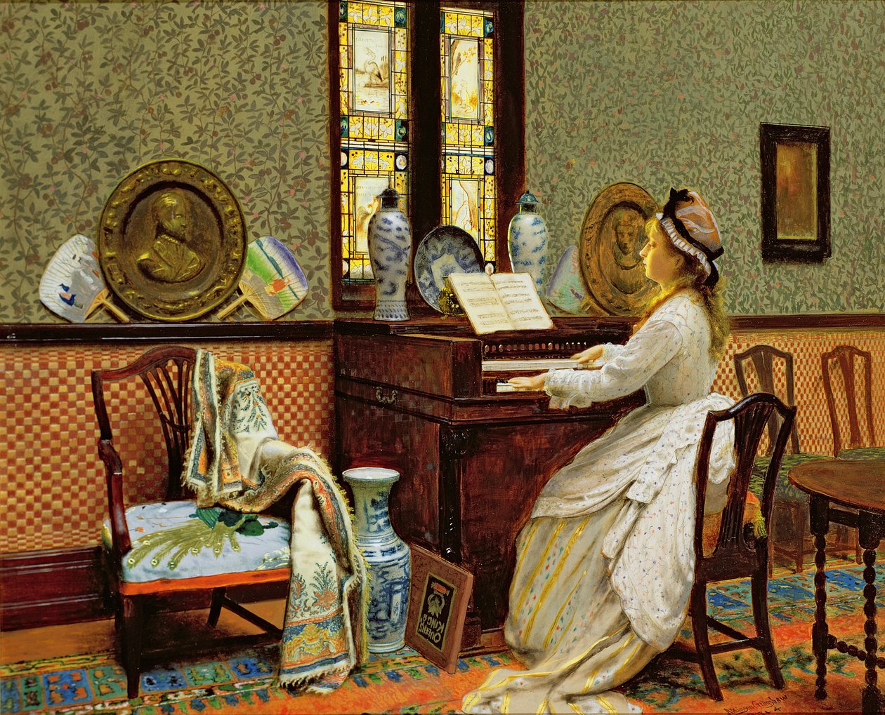 Koralen af John Atkinson Grimshaw