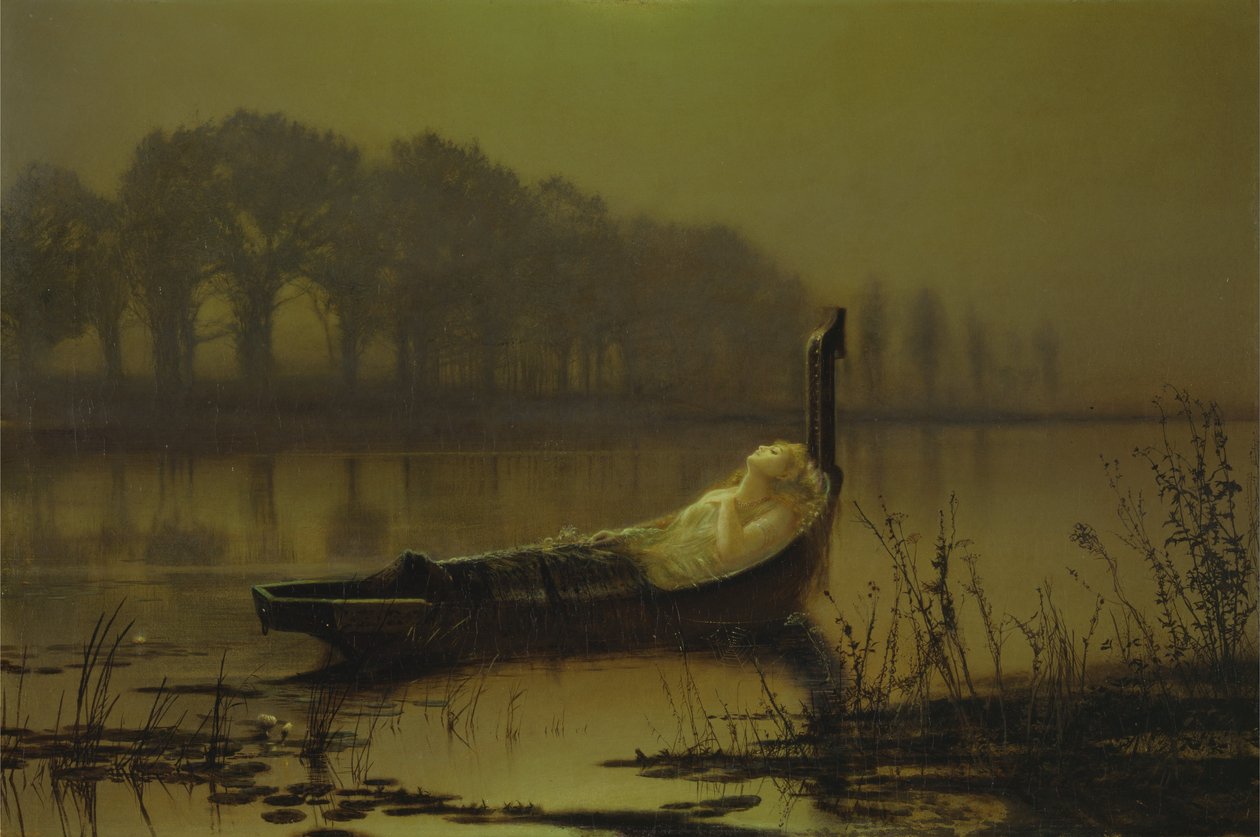 Fruen af Shalott af John Atkinson Grimshaw