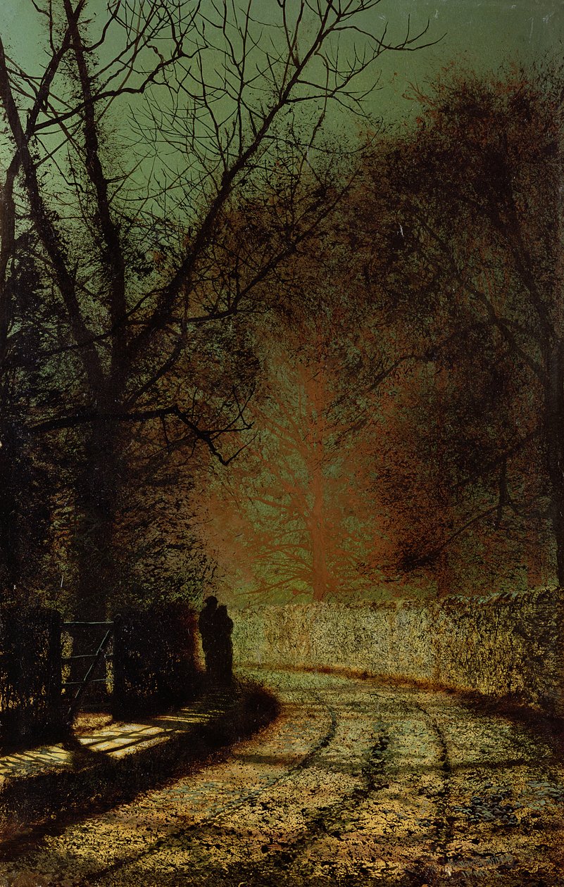 De elskende af John Atkinson Grimshaw