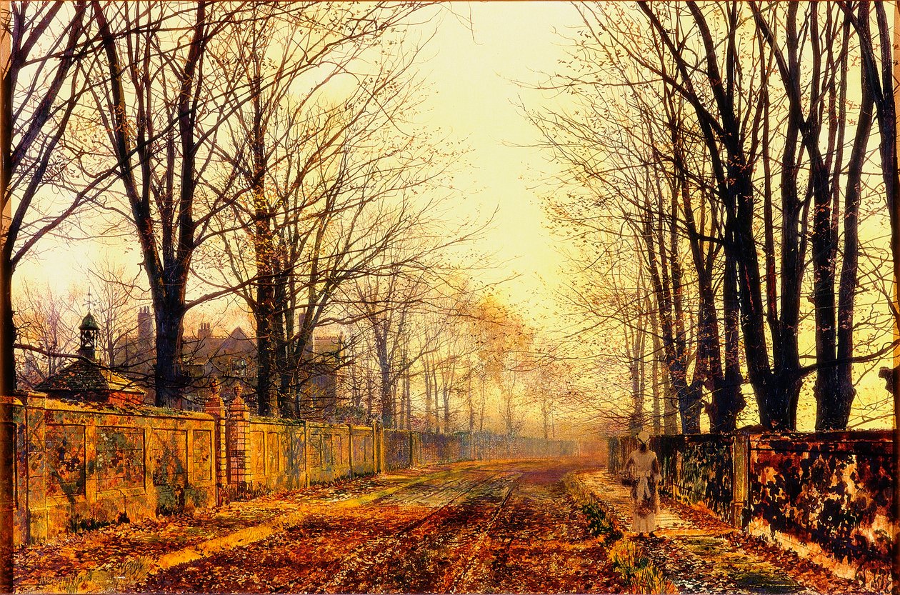 Under bukserne, 1892 af John Atkinson Grimshaw