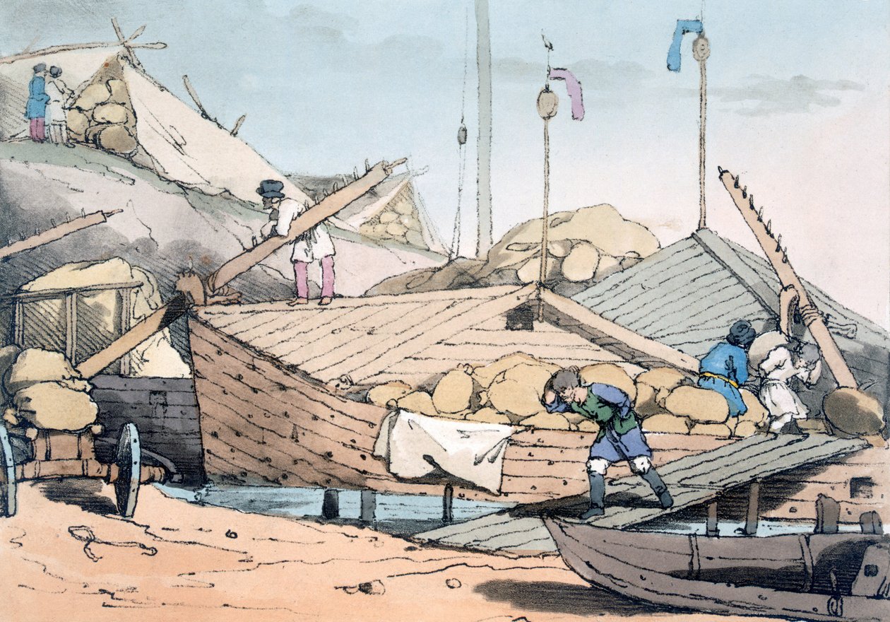 Kornbark, 1803 af John Augustus Atkinson