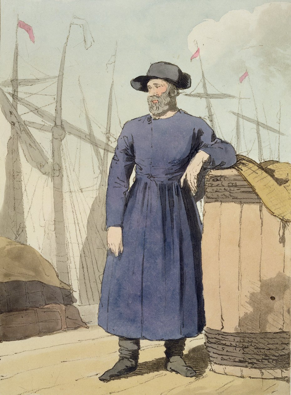 Russisk købmand, ætset af kunstneren, udgivet 1804 (se også 169212) af John Augustus Atkinson