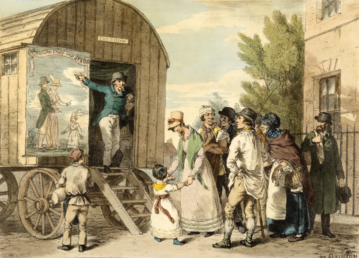 The Show, pub. C. 1821 af John Augustus after Atkinson