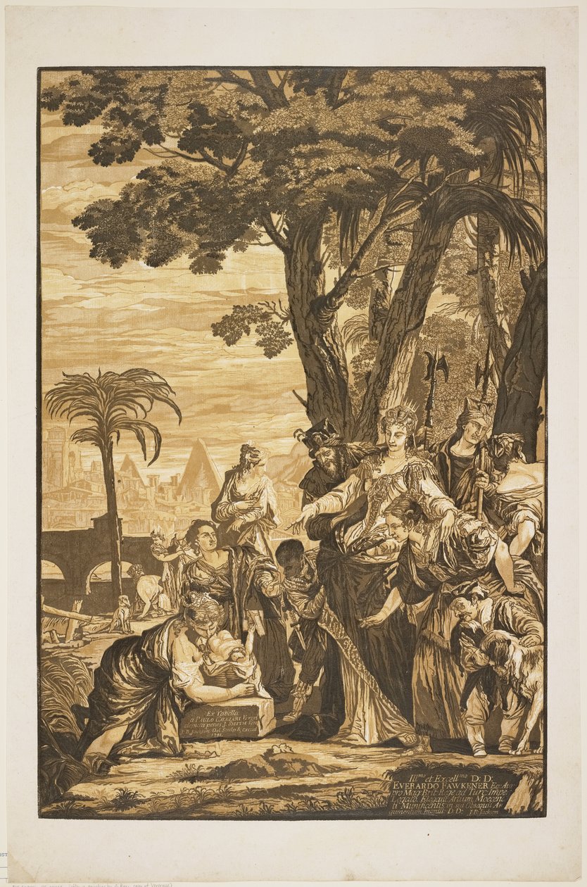 Fundet af Moses, 1741 af John Baptist Jackson