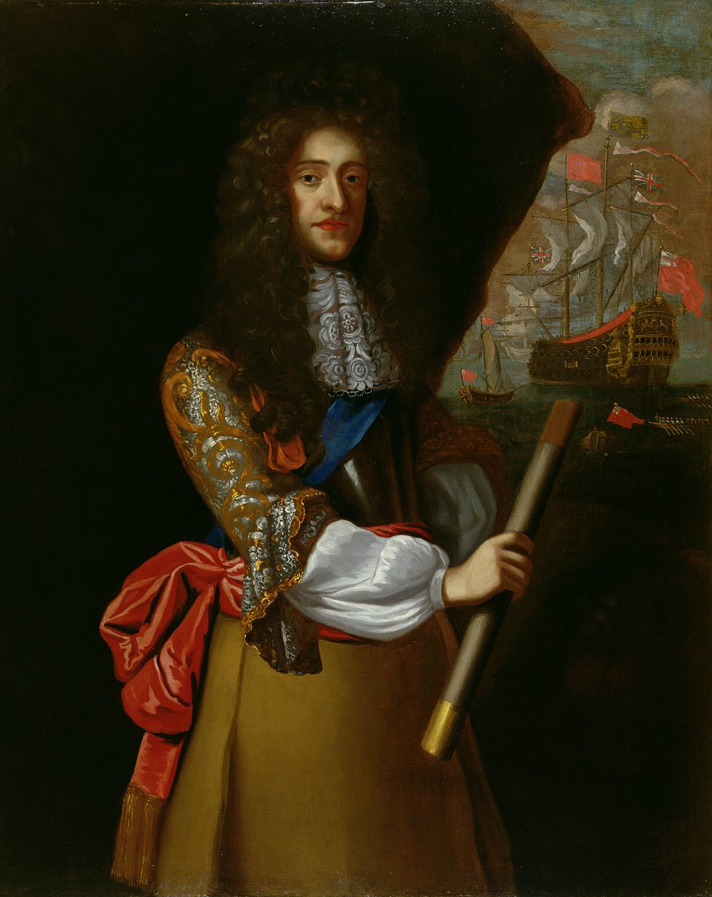 Portræt af James VII af Skotland og II af England, c.1670 af John Baptist de Medina