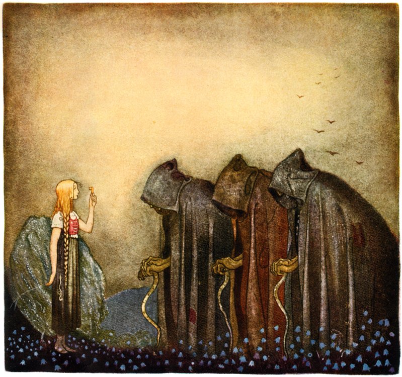 Den gyldne nøgle af John Bauer