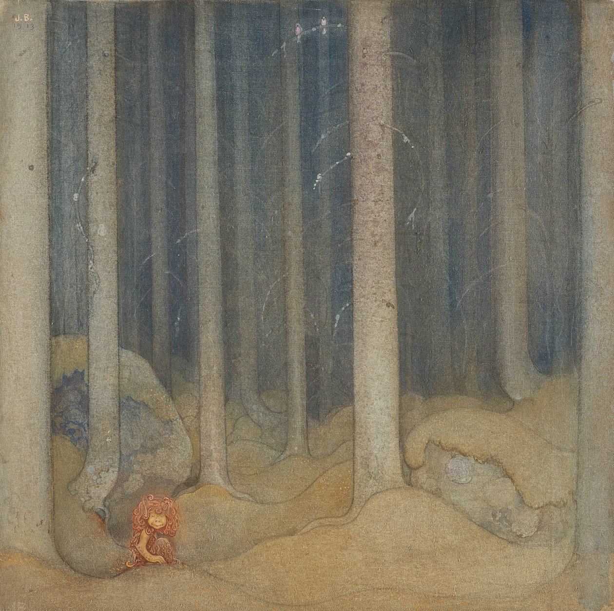 Pukkel i skoven af John Bauer