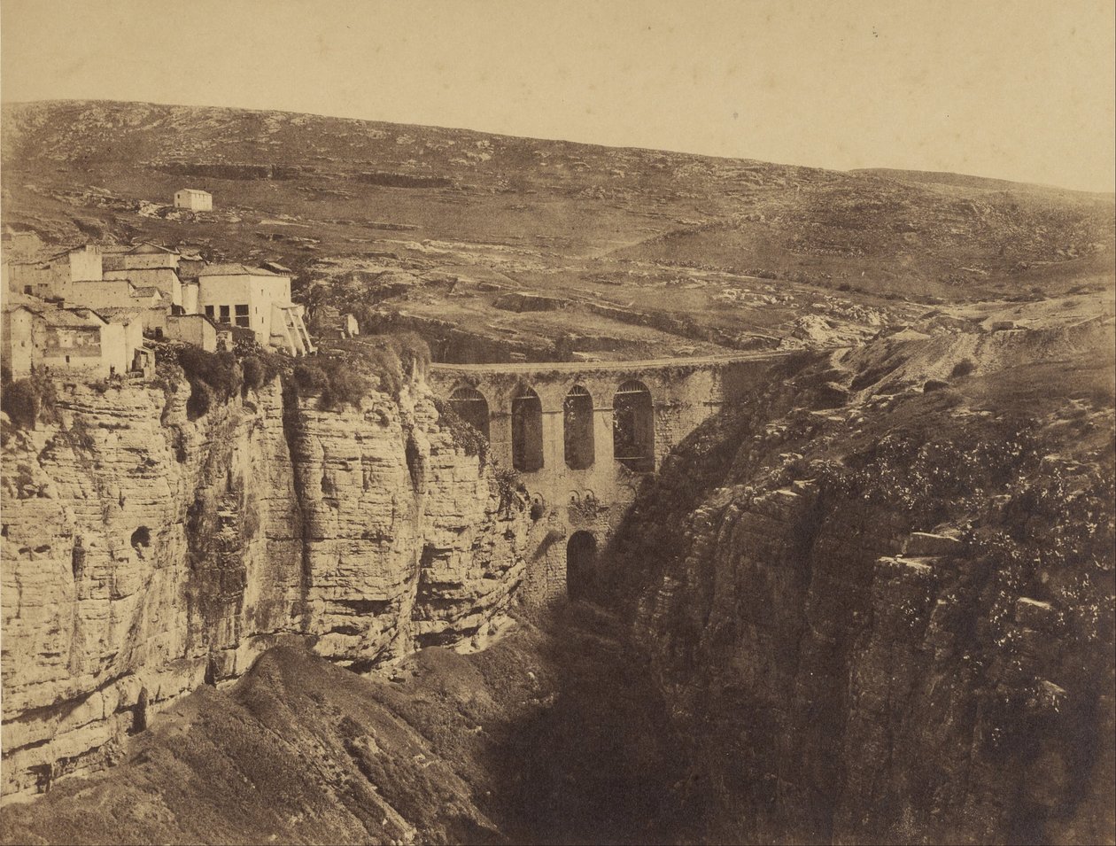 (Elcantara-broen, Constantine, Algeriet) af John Beasly Greene