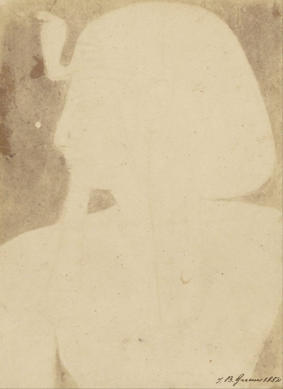 (Hieroglyfhoved mod venstre) af John Beasly Greene