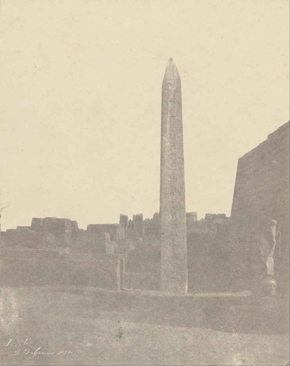 (Louqsor, obelisk (vestsiden)) af John Beasly Greene