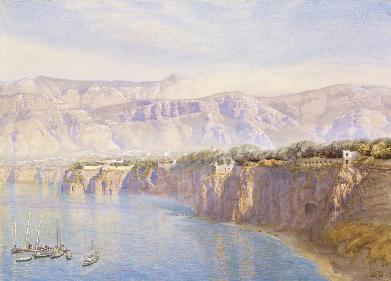 I nærheden af Sorrento af John Brett