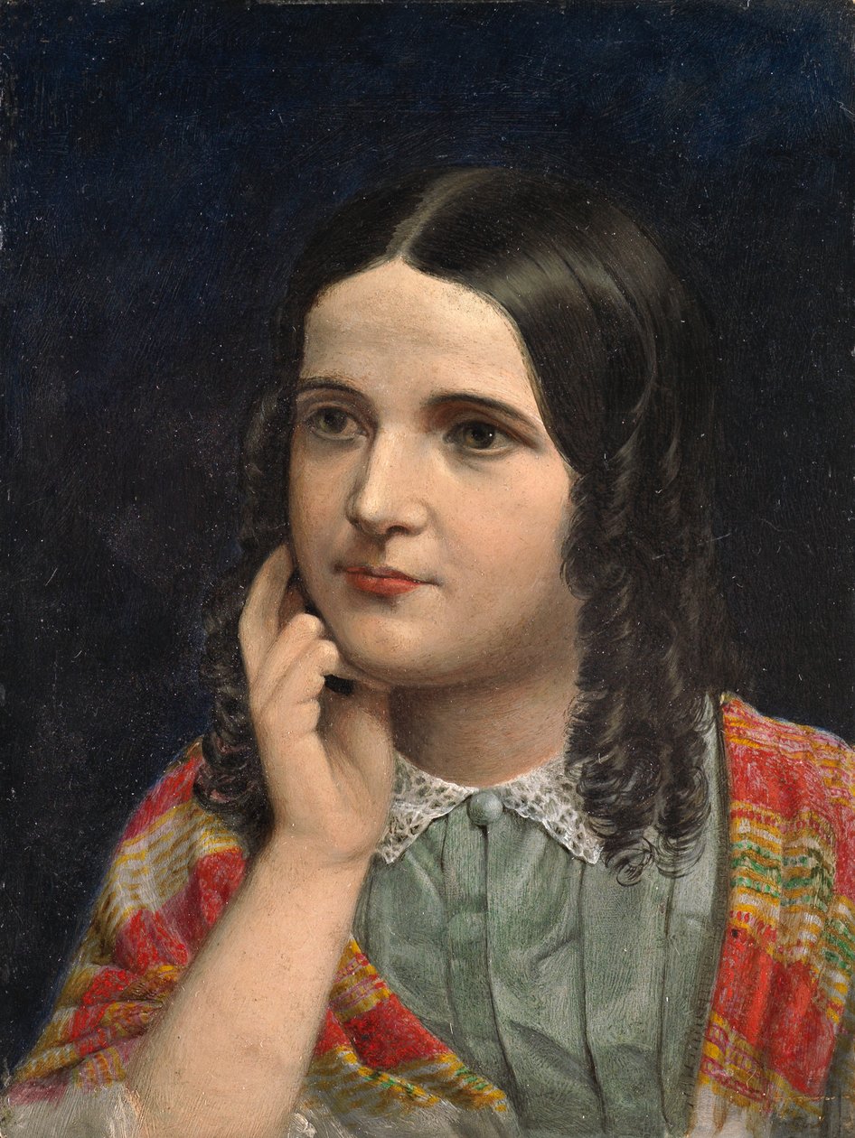 Rosa Brett, 1855 af John Brett