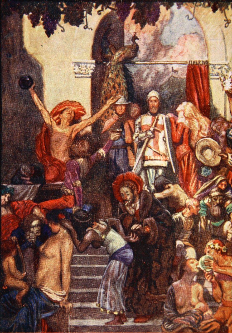 I byen blev der holdt en messe, kaldet Vanity Fair, illustration fra 