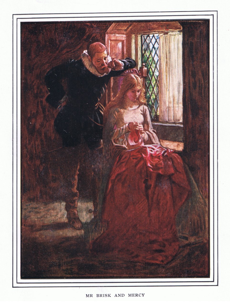 Hr. Brisk og Mercy af John Byam Liston Shaw