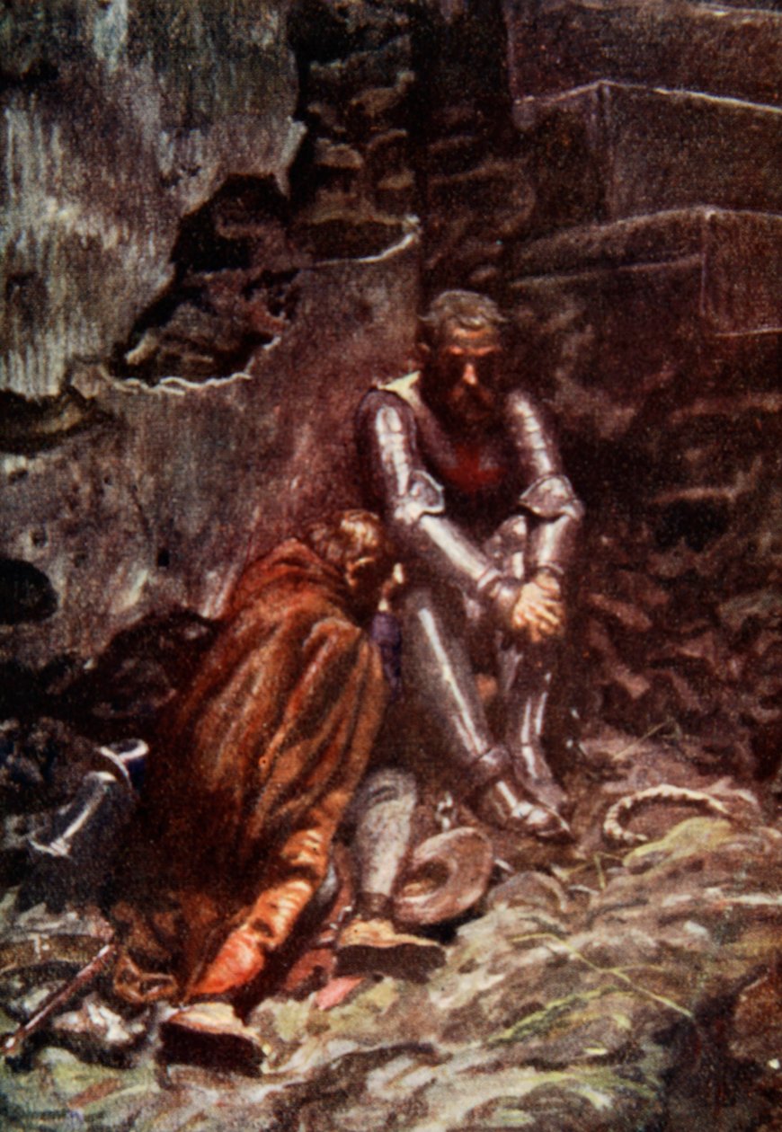 Ejeren af slottet var Giant Despair, illustration fra 