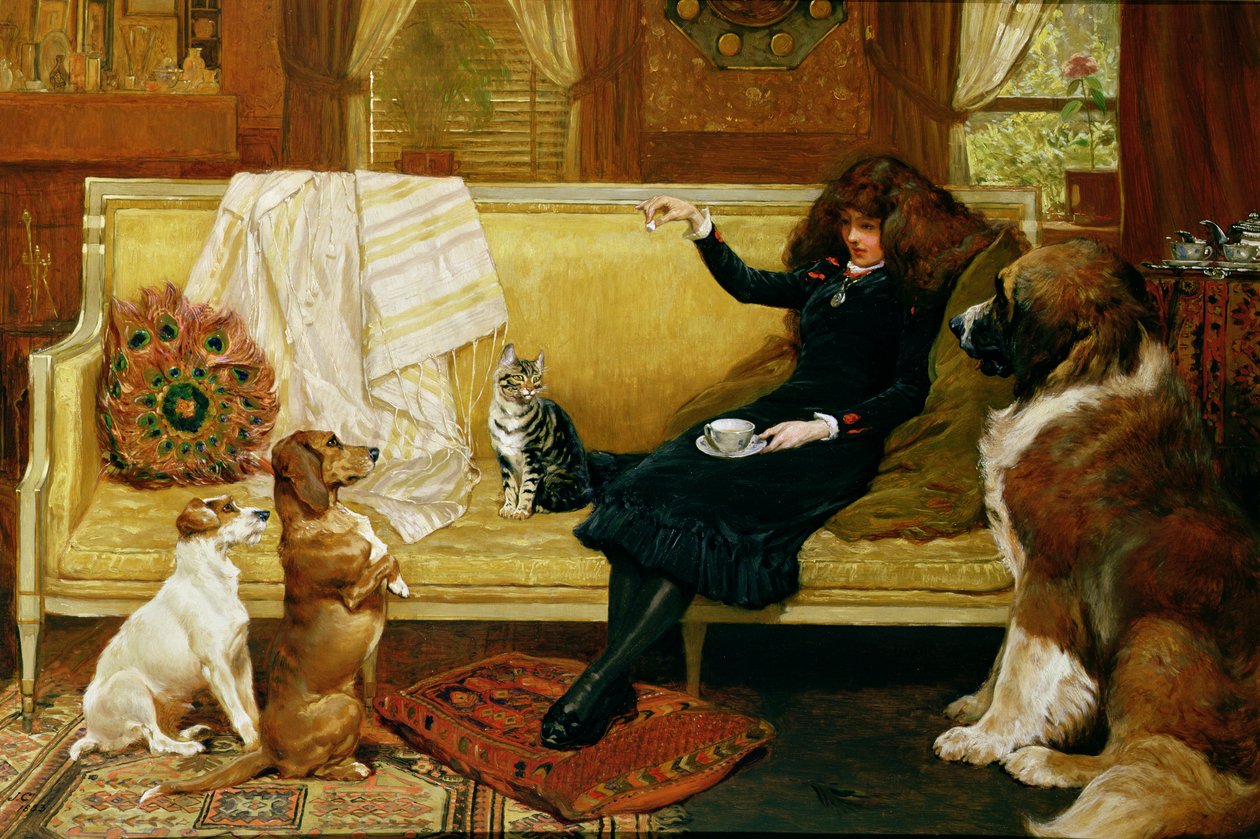 Teatime Treat, 1883 af John Charlton