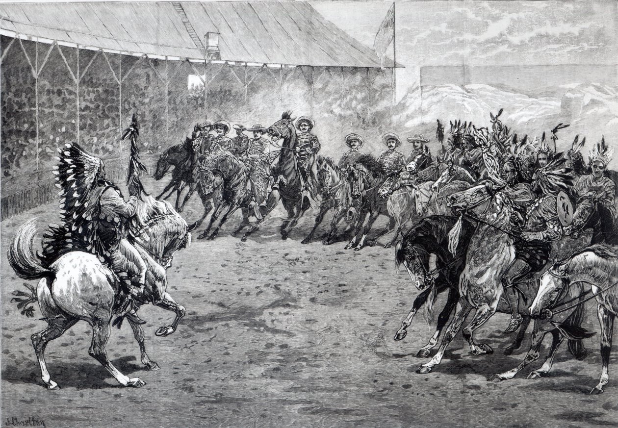 Wild West Show i West Brompton, 1887 af John Charlton