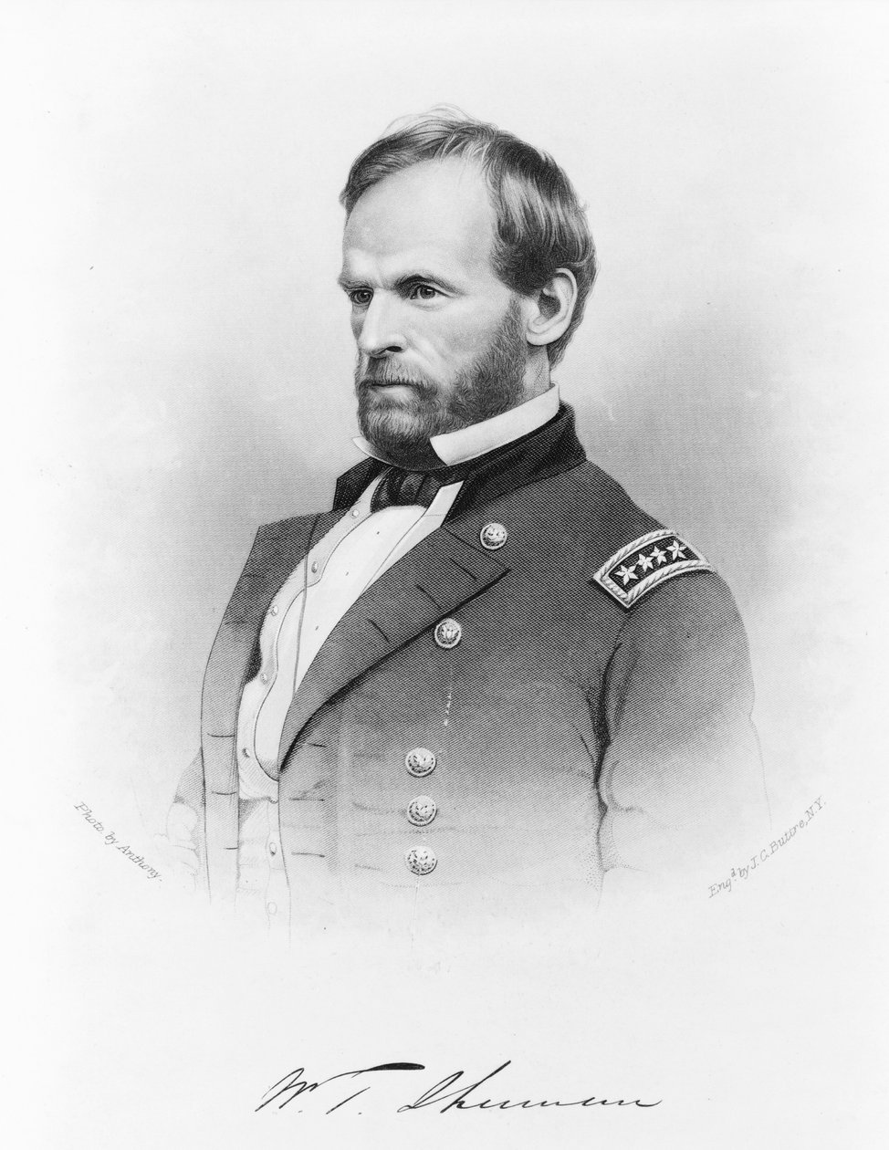General William T. Sherman, ca. 1865 af John Chester Buttre