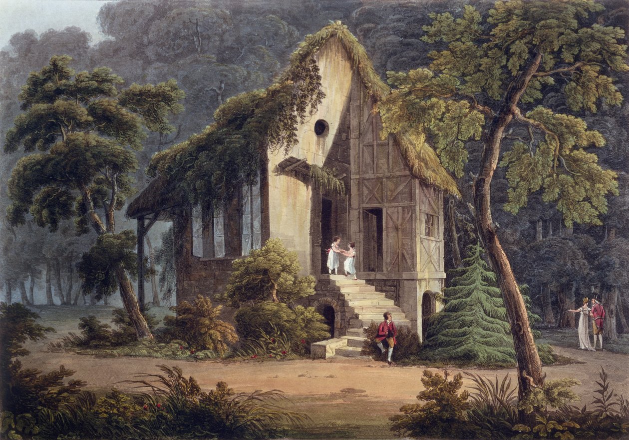 Dronningens Boudoir ved Petit Trianon, illustration til 