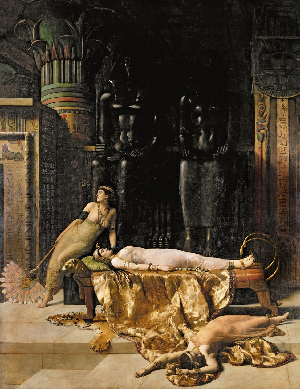 Kleopatras død af John Collier