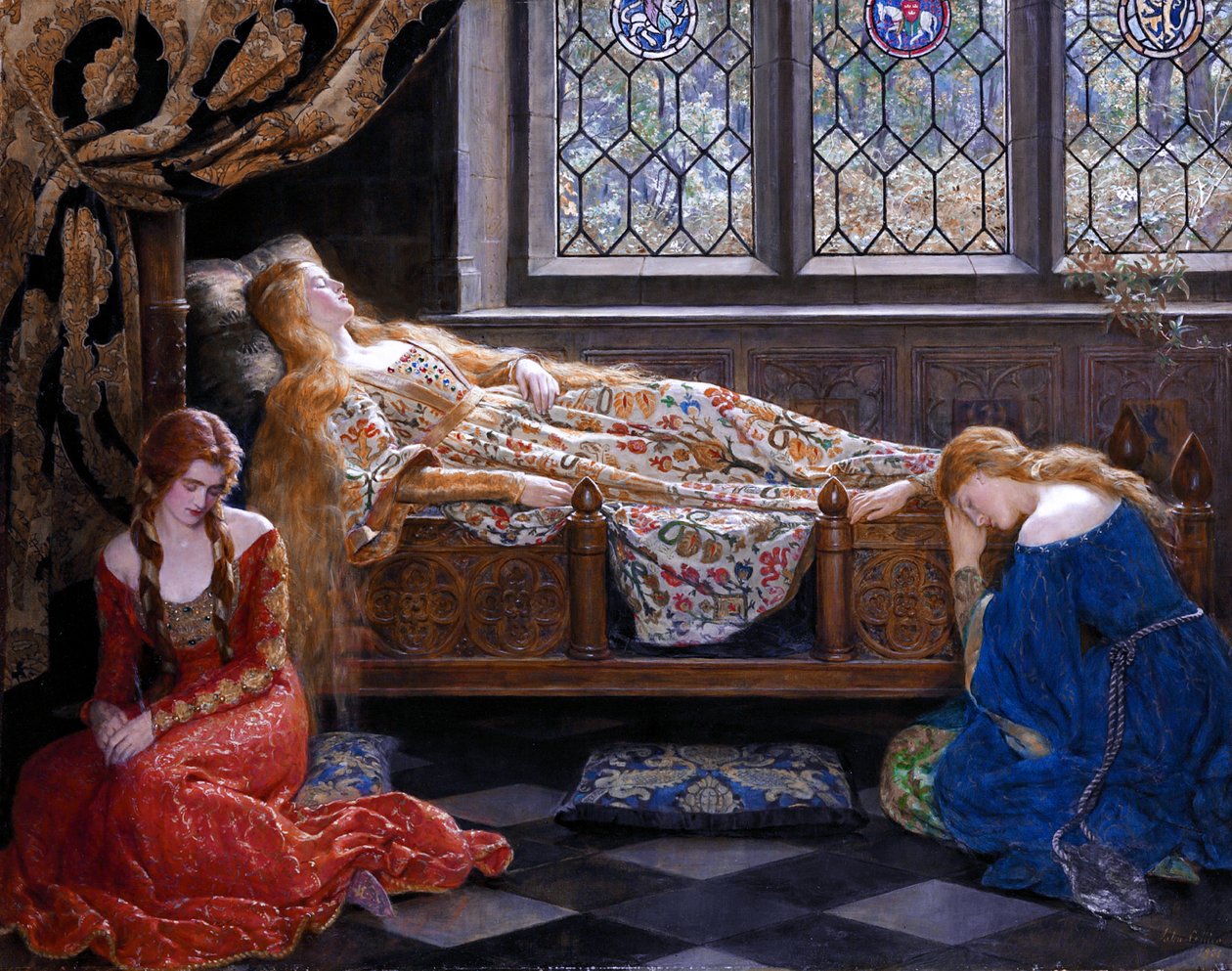 Den sovende skønhed af John Collier