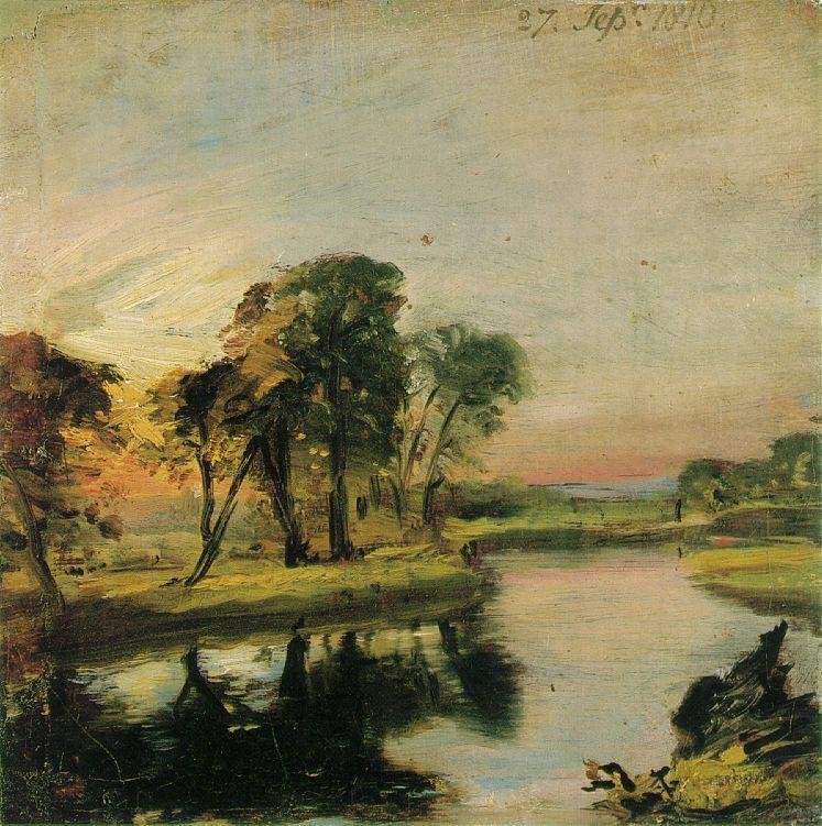 Udsigt over Stour af John Constable