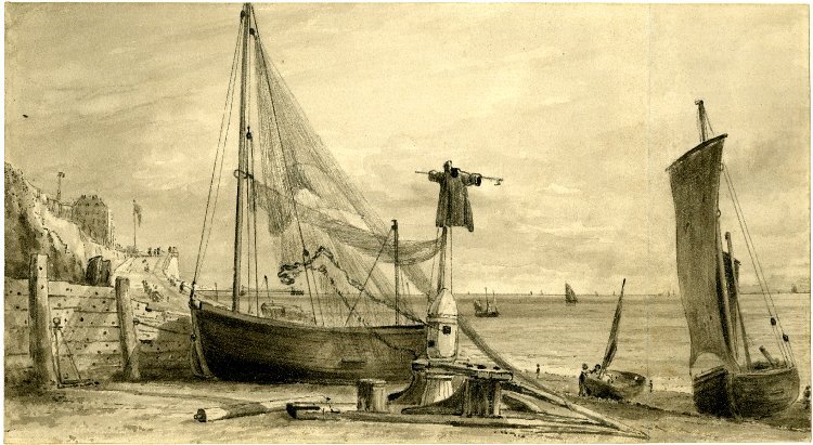 Brighton Beach af John Constable