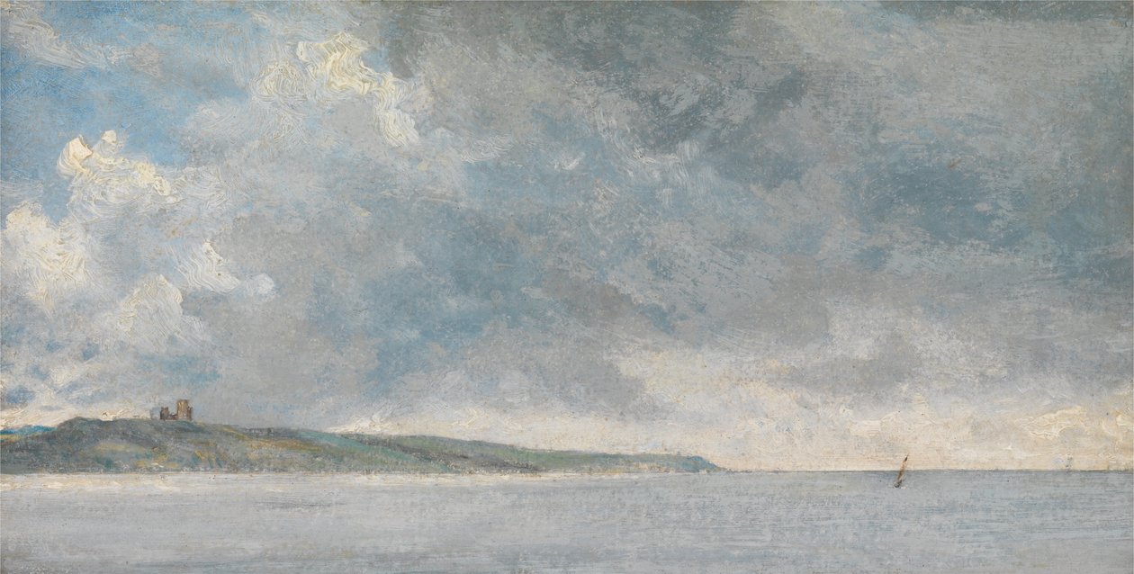 Kystscene med klipper af John Constable