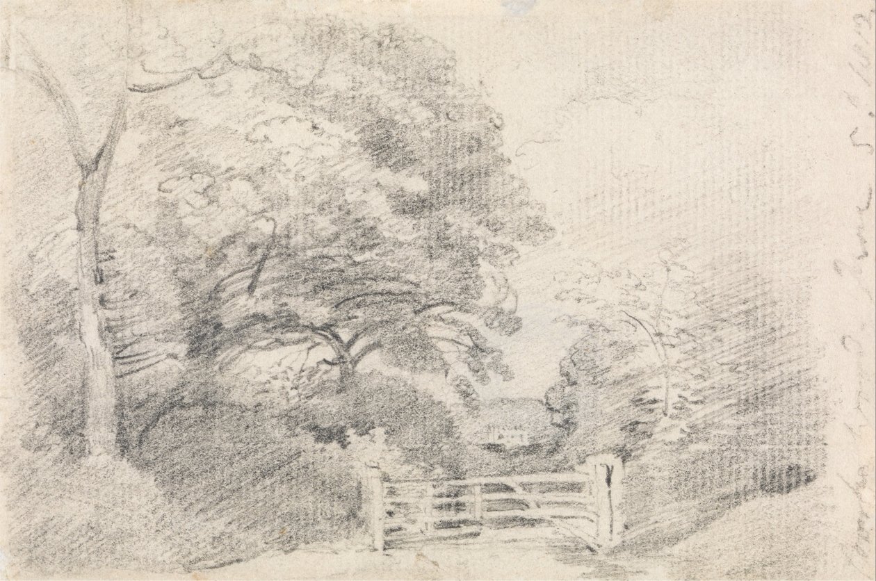 Coombe Wood af John Constable