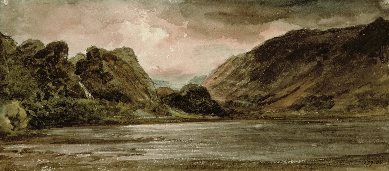 Derwentwater, Cumberland, ca. 1806 af John Constable