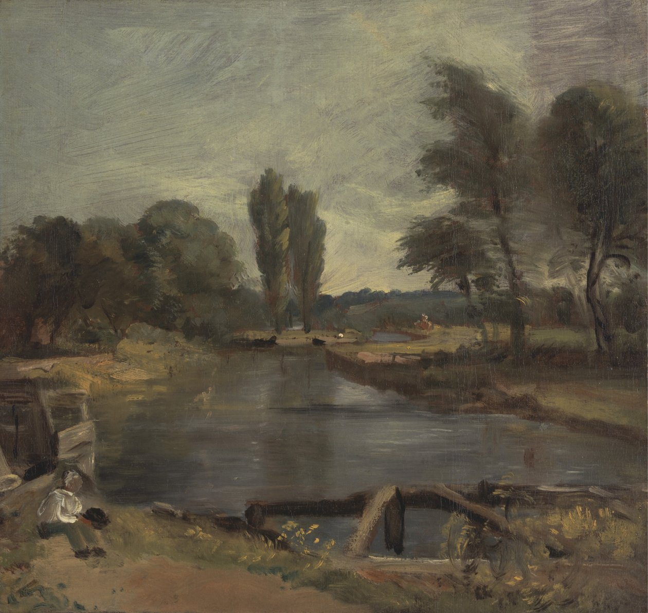 Flatford -lås af John Constable