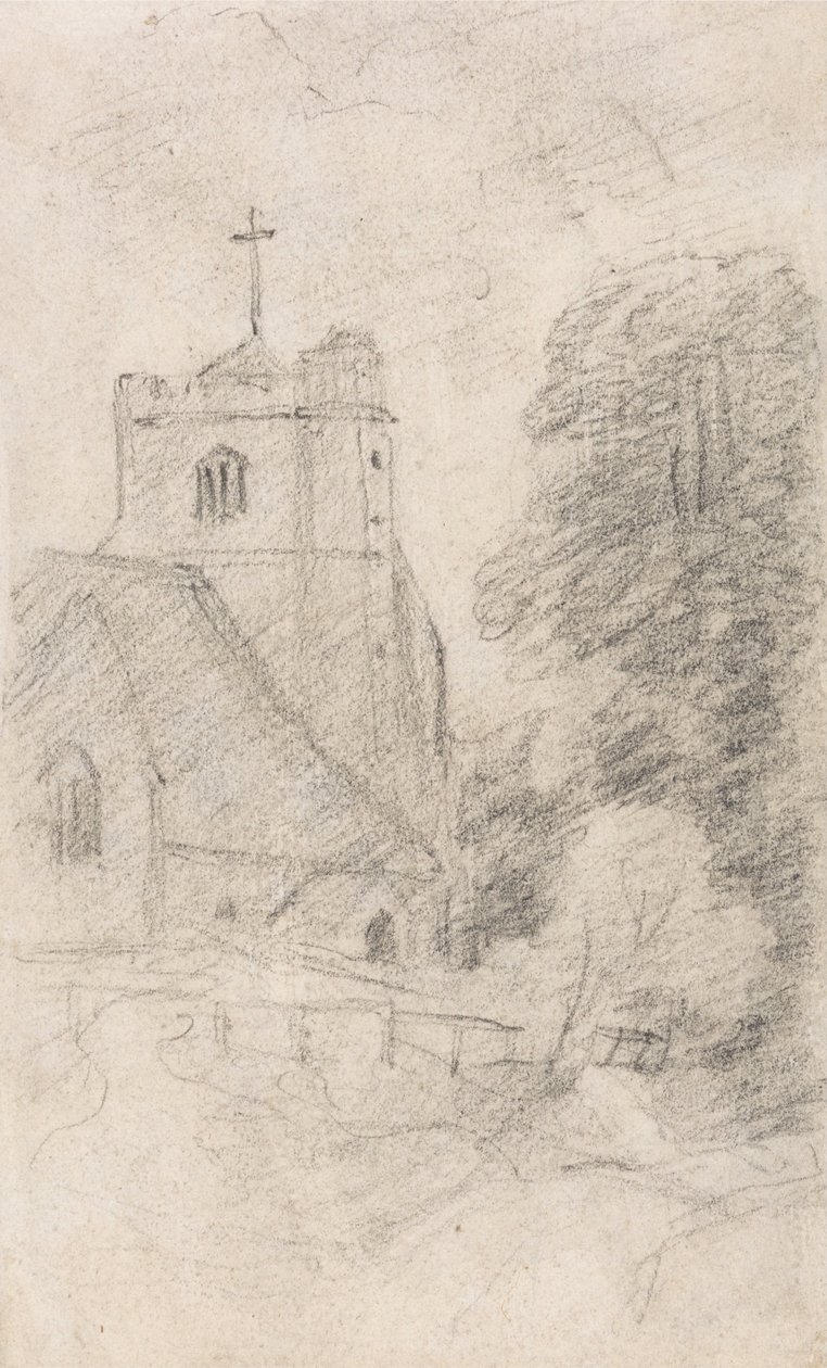 Leatherhead Church, Near Epsom, from the Northeast af John Constable